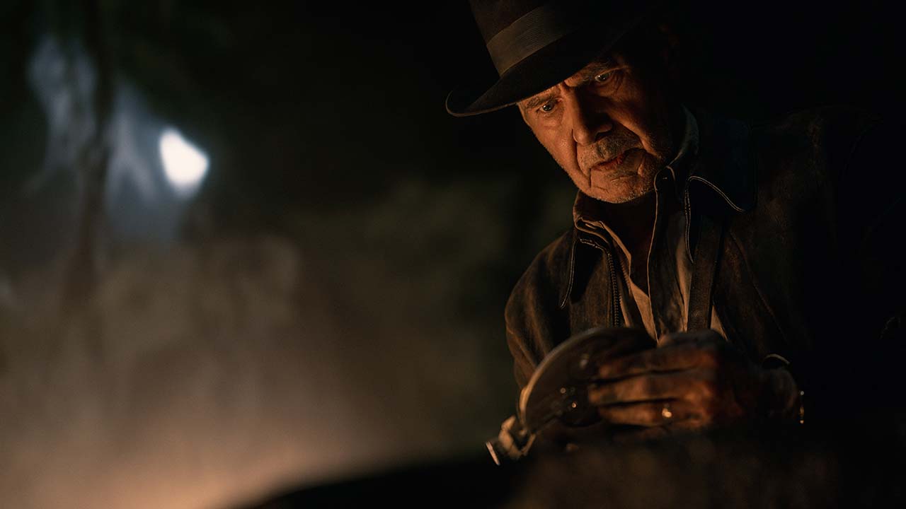 Harrison Ford como Indiana Jones en Indiana Jones y el Dial del Destino (2023)