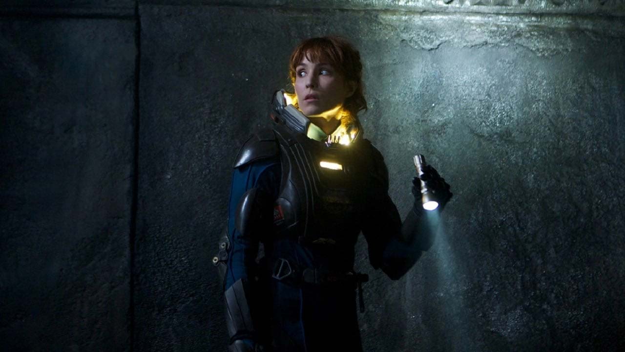 Noomi Rapace como Elizabeth Shaw en Prometheus (2012)