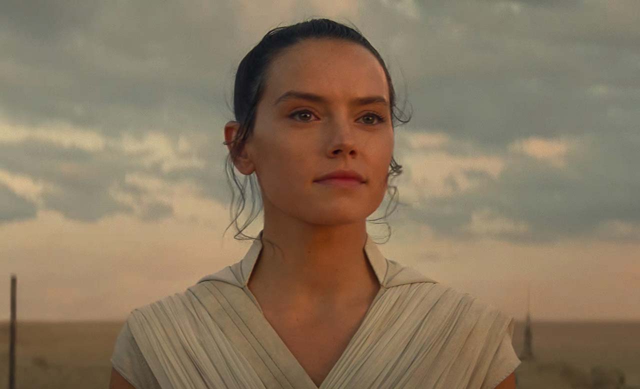 Daisy Ridley como Rey Skywalker en Star Wars: El ascenso de Skywalker (2019)