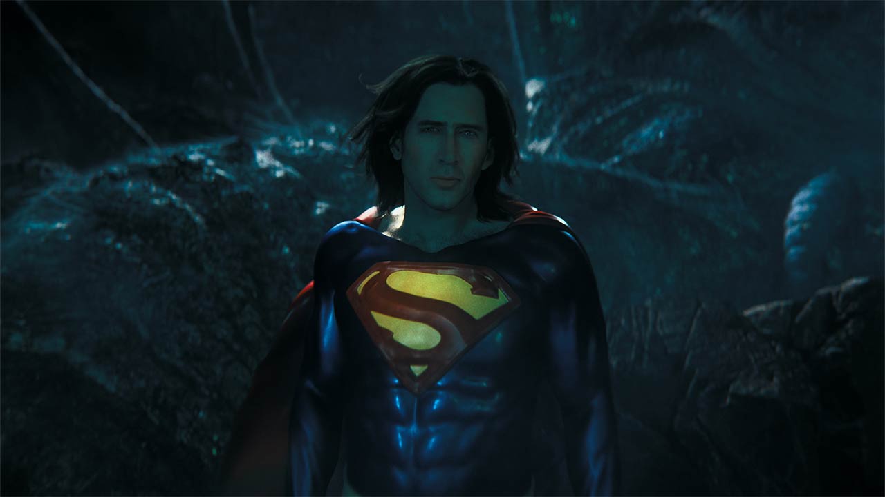 Nicolas Cage como Superman en The Flash (2023)